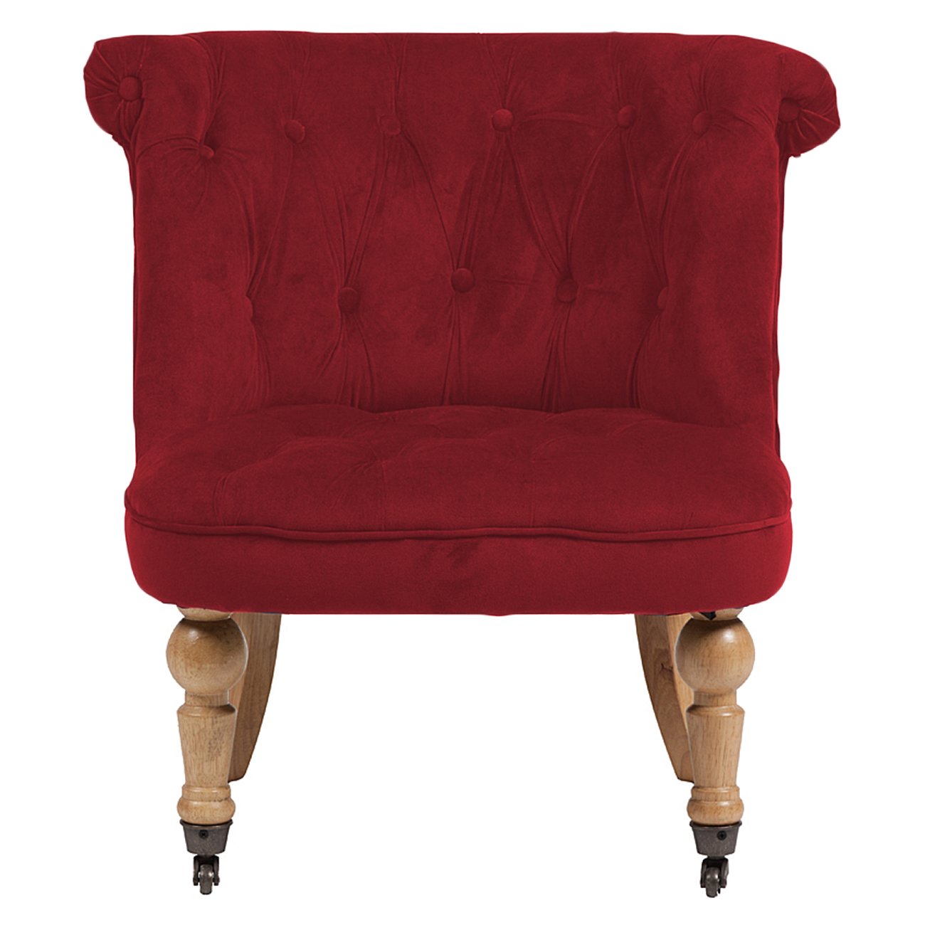 Кресло Amelie French Country Chair Красный Велюр Кресло Amelie French Country Chair Красный Велюр