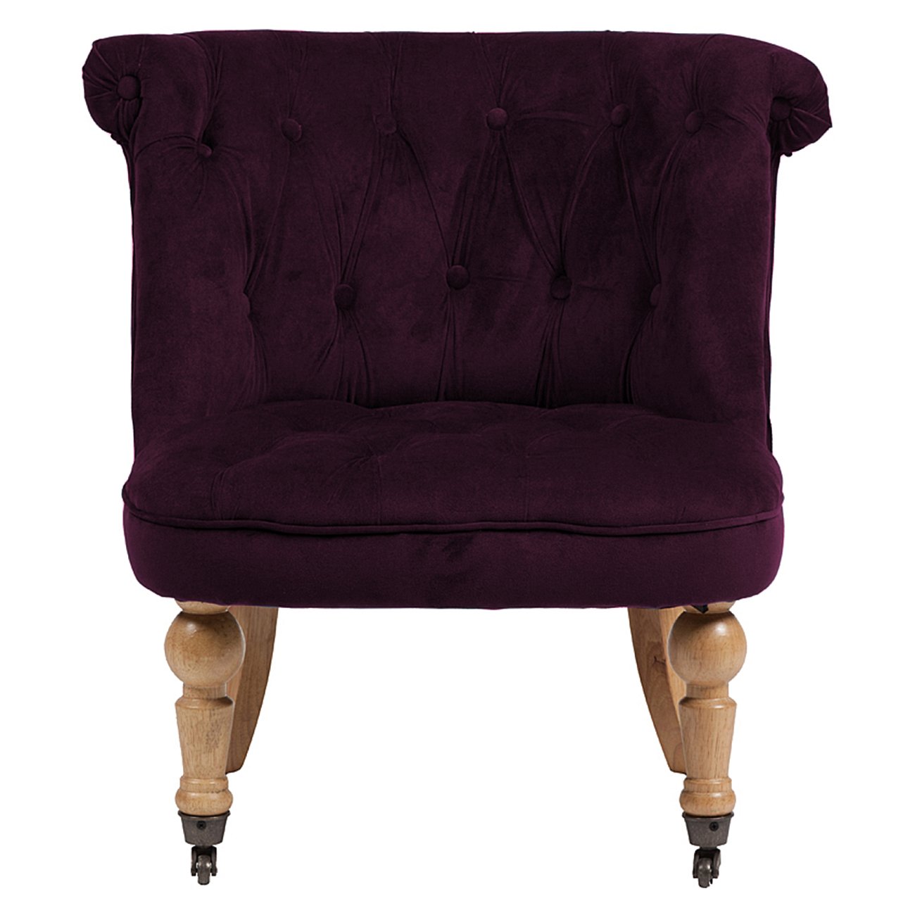 Кресло Amelie French Country Chair Лиловый Велюр Кресло Amelie French Country Chair Лиловый Велюр