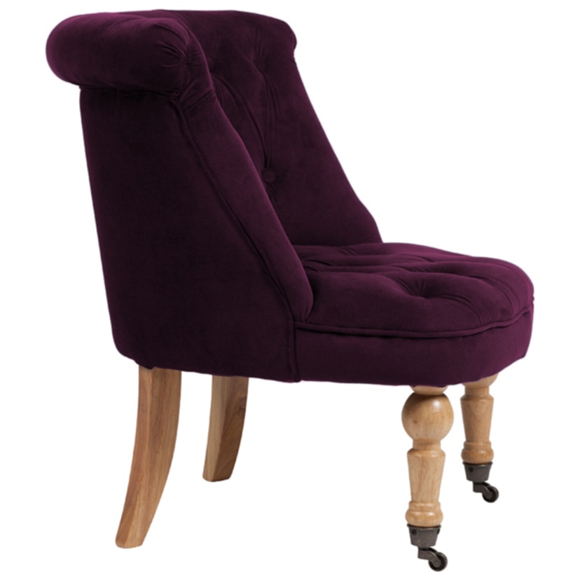 Кресло Amelie French Country Chair Лиловый Велюр М Кресло Amelie French Country Chair Лиловый Велюр М