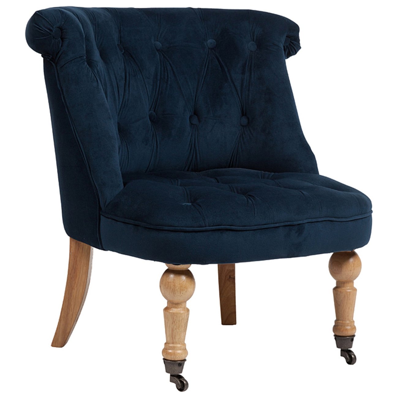 Кресло Amelie French Country Chair Синий Велюр М Кресло Amelie French Country Chair Синий Велюр М