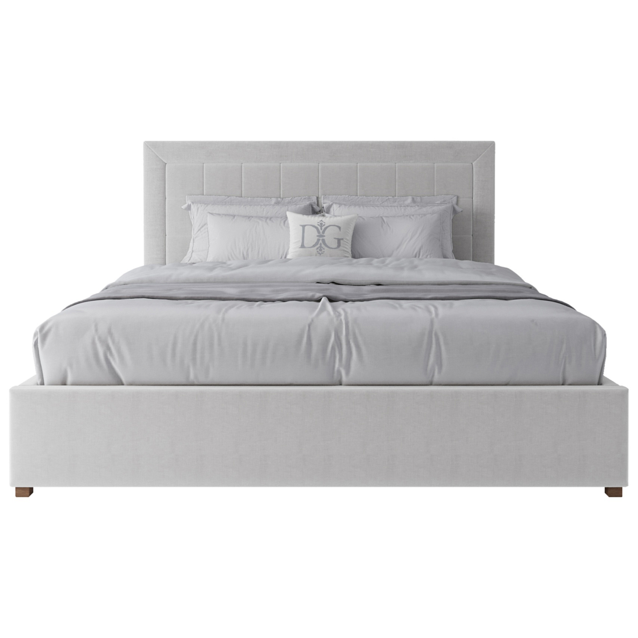Кровать Elizabeth 180х200 Велюр Молочный Кровать Elizabeth 180х200 Велюр Молочный