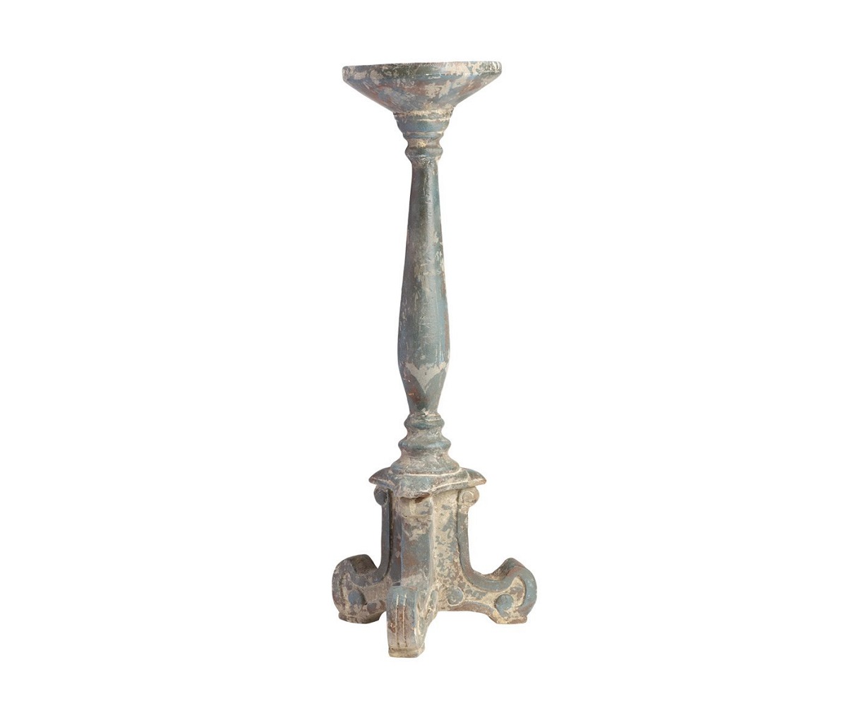 Подсвечник Antique Blue Finish (23*20*61) Подсвечник Antique Blue Finish (23*20*61)