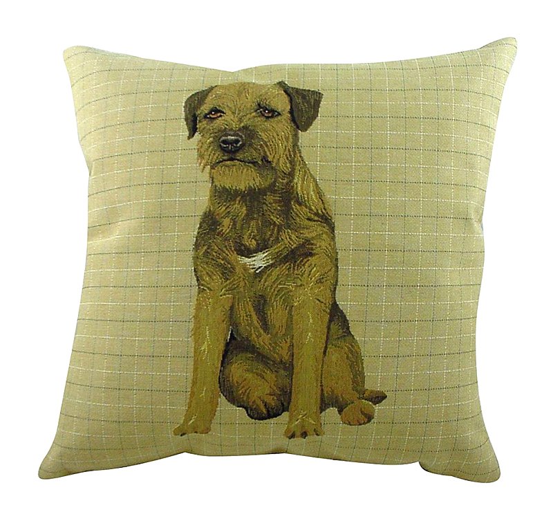Подушка с фото бордер терьера Border Terrier Подушка с фото бордер терьера Border Terrier