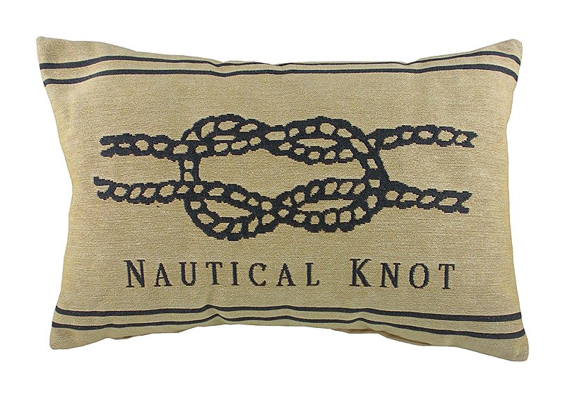 Подушка с морским узлом Nautical Knot Natural Подушка с морским узлом Nautical Knot Natural