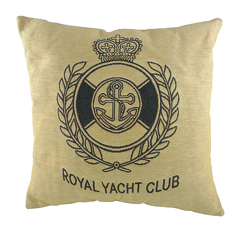 Подушка с гербом Королевского Royal Yacht Club Подушка с гербом Королевского Royal Yacht Club
