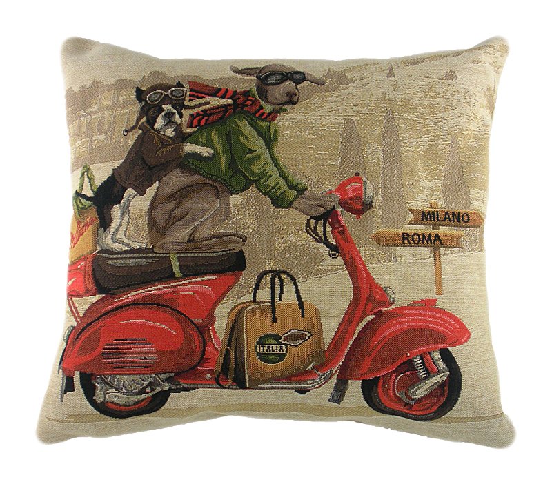 Подушка с картинкой Scooter Dogs Red Подушка с картинкой Scooter Dogs Red