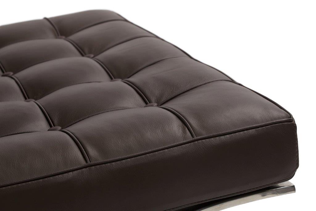 Кресло Barcelona Chair Коричневая Кожа Класса Премиум Кресло Barcelona Chair Коричневая Кожа Класса Премиум