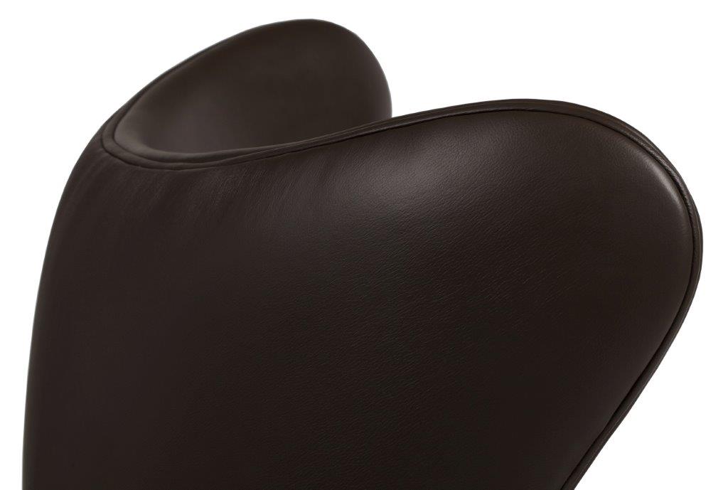 Кресло Egg Chair Тёмно-коричневое Кожа Класса Премиум Кресло Egg Chair Тёмно-коричневое Кожа Класса Премиум