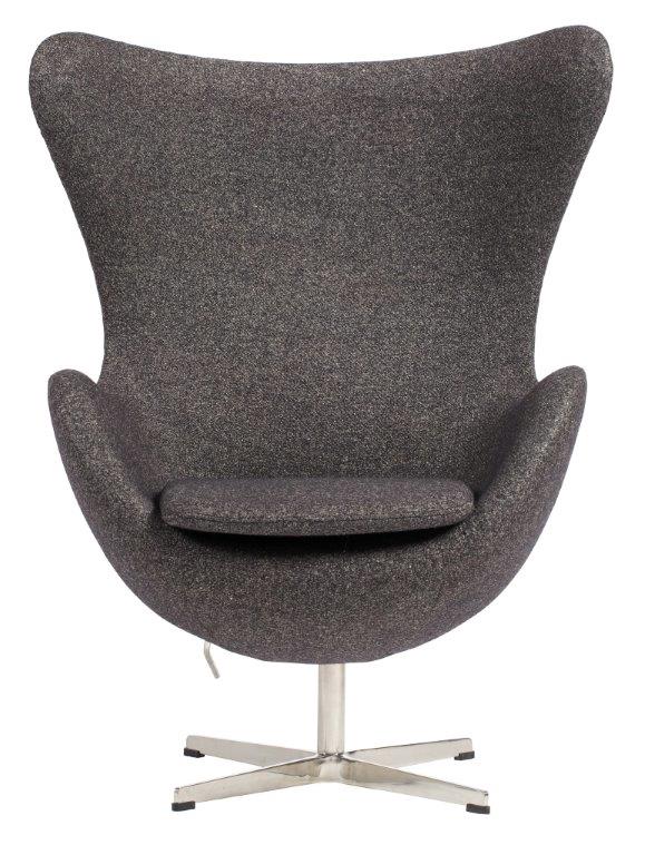 Кресло Egg Chair Серое 100% Кашемир Кресло Egg Chair Серое 100% Кашемир