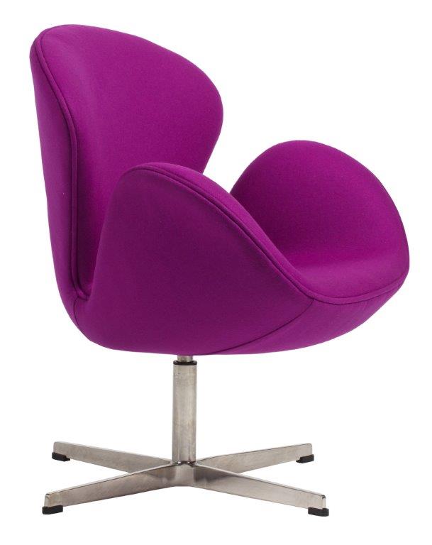 Кресло Swan Chair Лиловый Кашемир Кресло Swan Chair Лиловый Кашемир