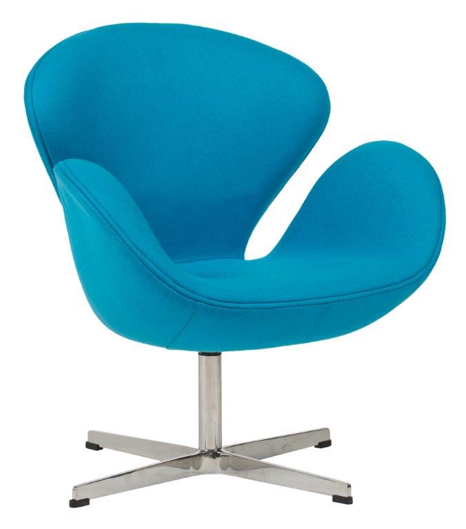 Кресло Swan Chair Голубой Кашемир Кресло Swan Chair Голубой Кашемир