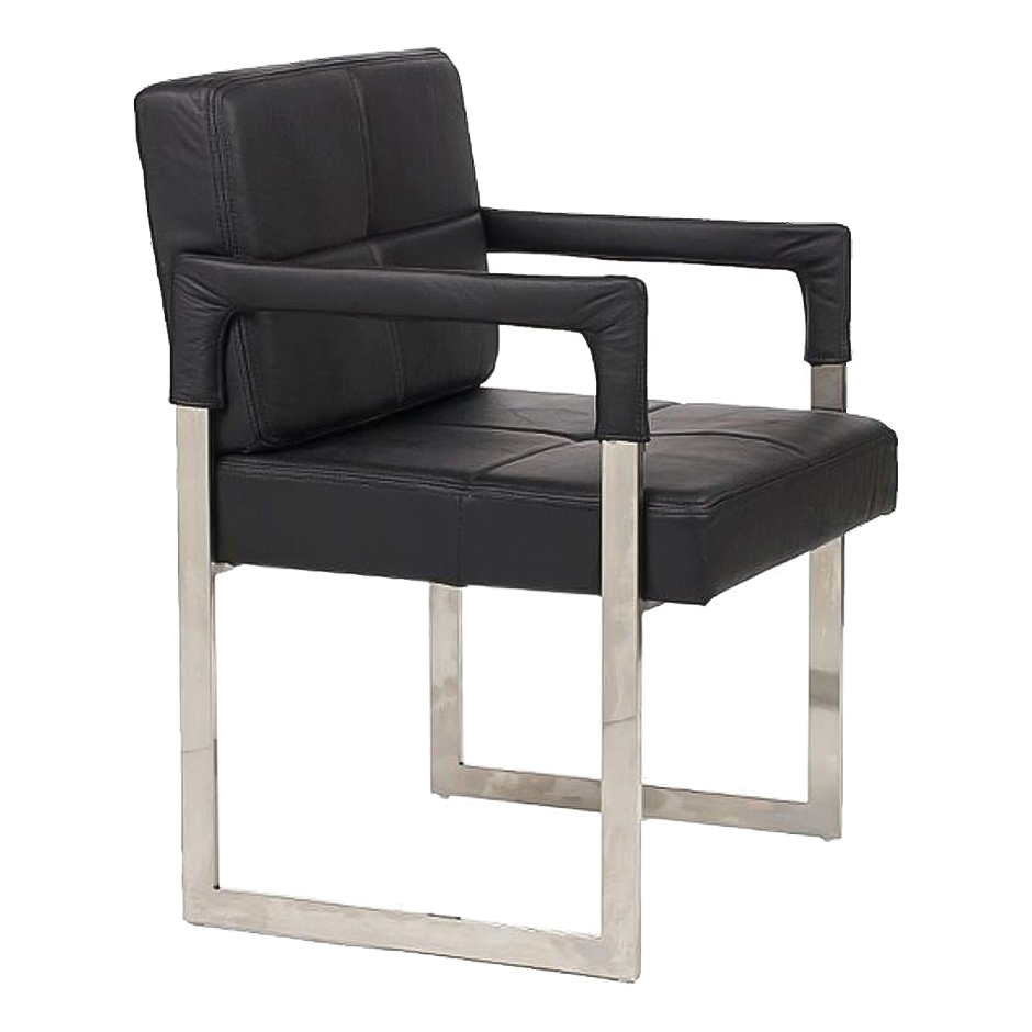 Кресло Aster Chair Черная Кожа Класса Премиум Кресло Aster Chair Черная Кожа Класса Премиум