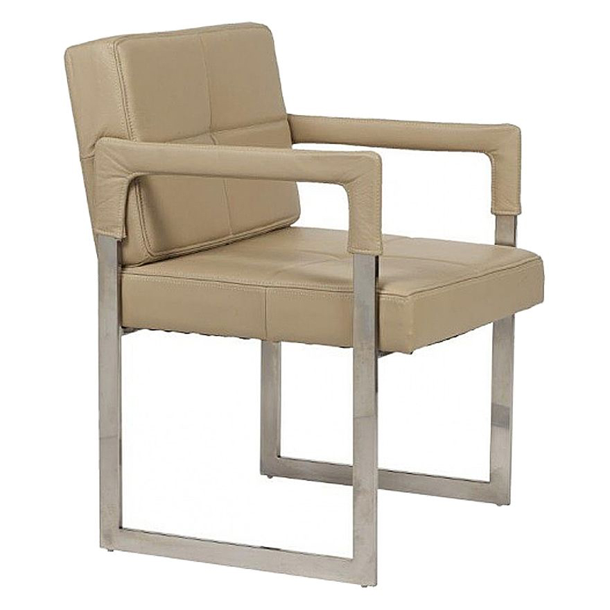 Кресло Aster Chair Бежевая Кожа Класса Премиум Кресло Aster Chair Бежевая Кожа Класса Премиум