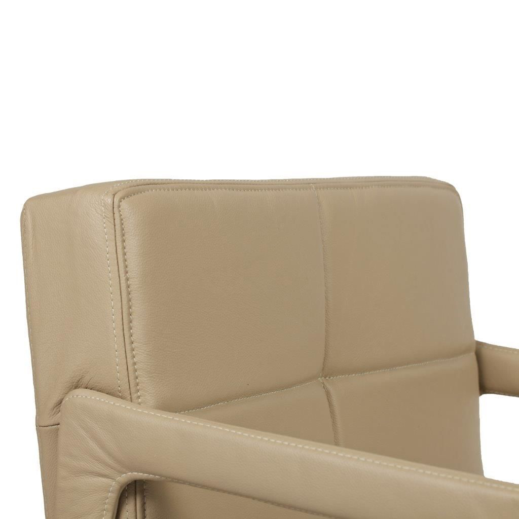 Кресло Aster Chair Бежевая Кожа Класса Премиум Кресло Aster Chair Бежевая Кожа Класса Премиум