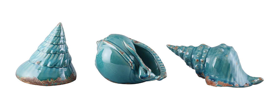 Предмет декора статуэтка ракушка Marine Shells Teal Предмет декора статуэтка ракушка Marine Shells Teal