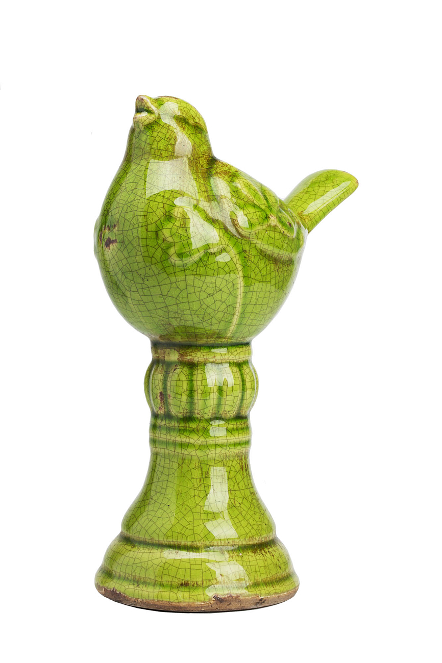 Предмет декора статуэтка птичка на конусе Olive Bird on Cone Предмет декора статуэтка птичка на конусе Olive Bird on Cone