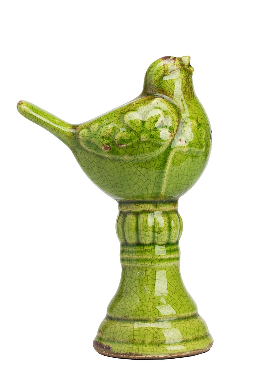 Предмет декора статуэтка птичка на конусе Olive Bird on Cone Предмет декора статуэтка птичка на конусе Olive Bird on Cone