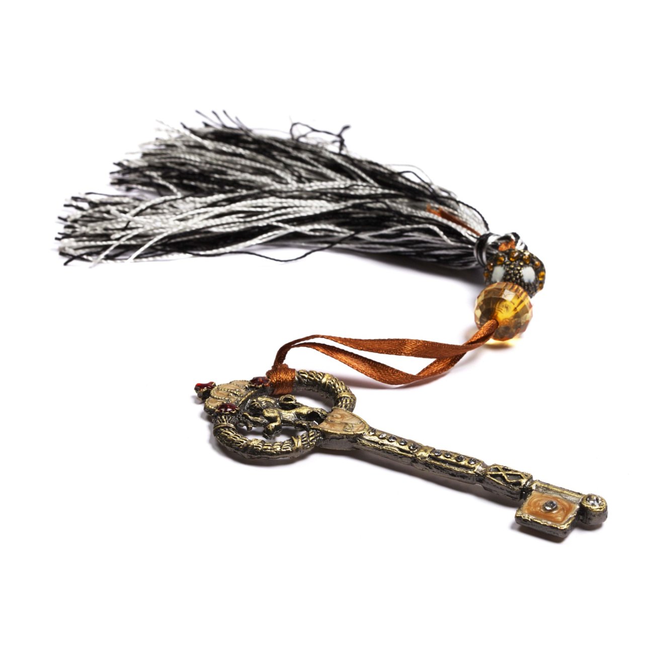 Подхват для штор Key with Tassel Black & White Подхват для штор Key with Tassel Black & White
