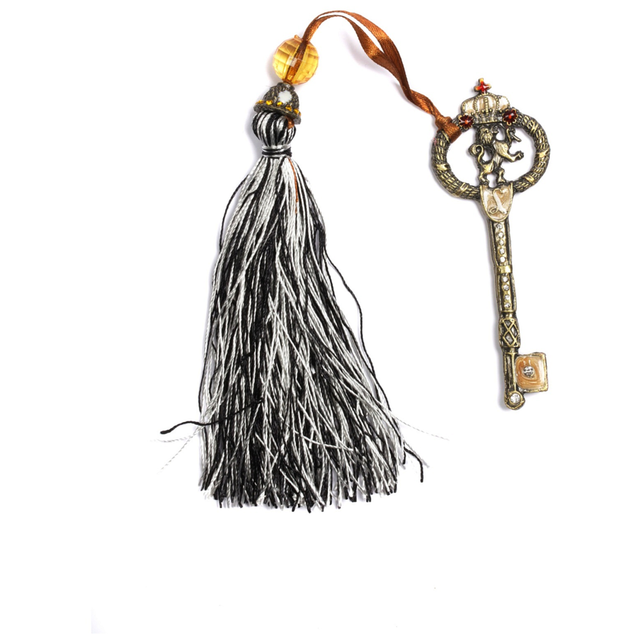Подхват для штор Key with Tassel Black & White Подхват для штор Key with Tassel Black & White