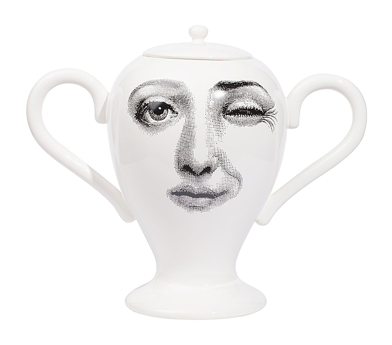 Декоративная ваза с крышкой Пьеро Форназетти Giara Lidded White I Декоративная ваза с крышкой Пьеро Форназетти Giara Lidded White I