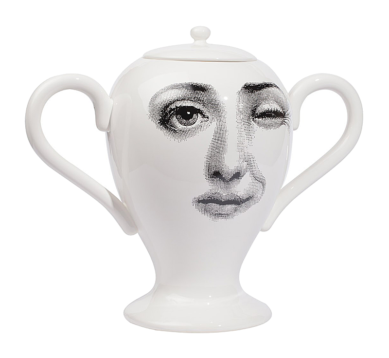 Декоративная ваза с крышкой Пьеро Форназетти Giara Lidded White I Декоративная ваза с крышкой Пьеро Форназетти Giara Lidded White I
