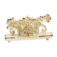 Подставка для визиток Pewter Flower Белая