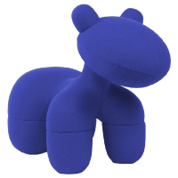 Детское кресло мягкое темно-синее Pony Chair