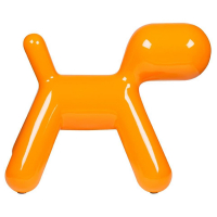 Детское кресло пластиковое оранжевое Puppy Chair Big