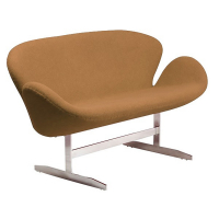 Диван Swan Sofa прямой коричневый