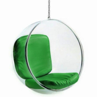 Подвесное кресло зеленое Bubble Chair