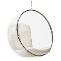 Подвесное кресло белое Bubble Chair