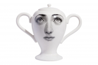 Ваза декоративная белая с крышкой "Пьеро Форназетти" Giara Lidded White II