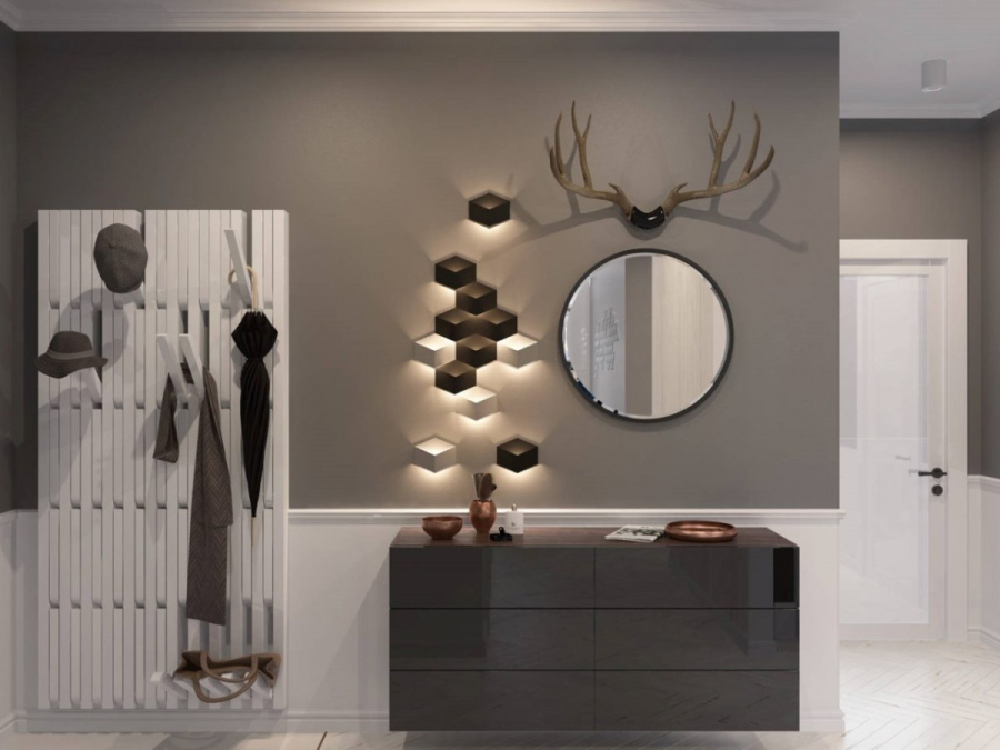 tipy podsvetki v prihozhuyu varianty