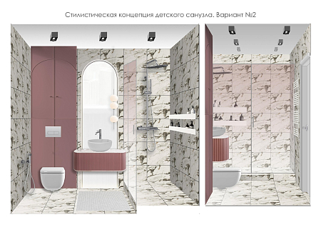 Интерьер ванной, проект «Проект Таунхауса в Нижегородской обл. 5 комнат, Таунхаус»