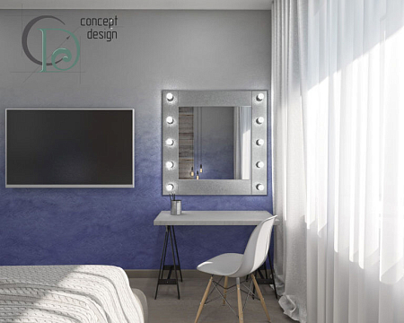 Интерьер в стиле лофт, проект «Light loft»
