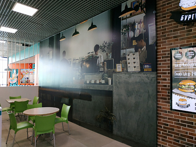 Фудкорт Black Star Burger в Краснодаре. ТРК