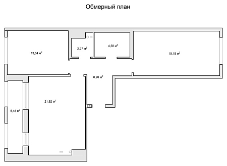 Интерьер с без дверей, проходной, гостиной-прихожей, проемом и с кабинетом в современном стиле, проект «Реализованный проект 85 кв.м. 2017г.»