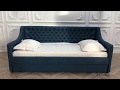 Диван-кровать 90х200 см с двумя выдвижными ящиками серый Klick - купить ...